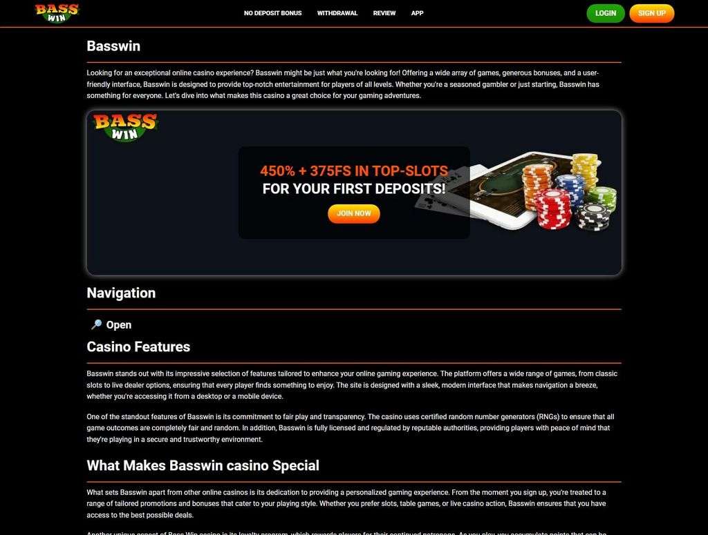 BassWin Online Casino Evaluation 2025 – Safe or Scam?